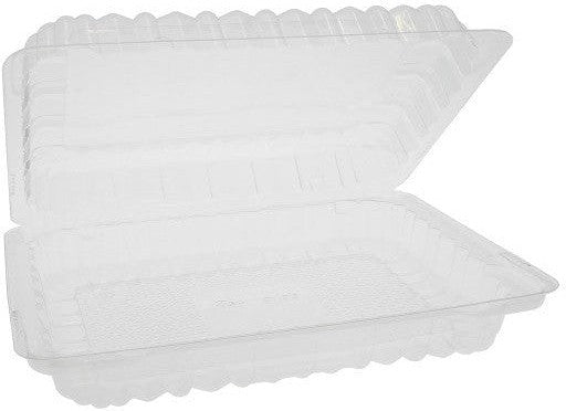 Pactiv Evergreen - 8.8 x 6.12 x 2.25'' Clear Hinged Container, 94/cs - TV0210NPZ
