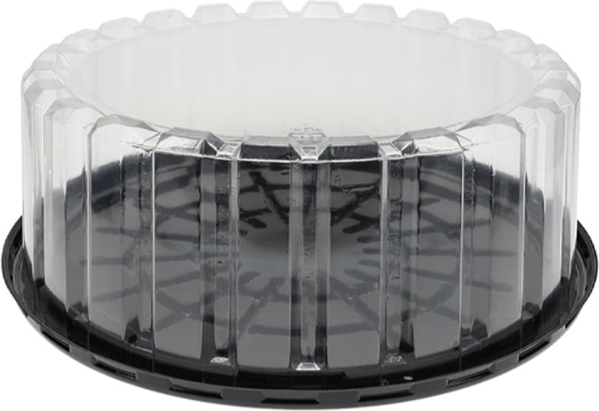 Pactiv Evergreen - 9" Cake Base with Shallow Dome Lid Combo, 90/Cs - YEH899020000 (Special Order Item)