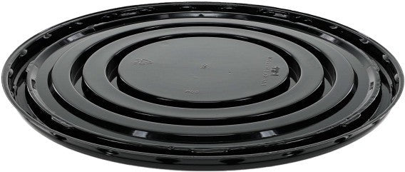 Pactiv Evergreen - 9" Clear Ring Cake Base for 7" Cake, 160/Cs - Y9B