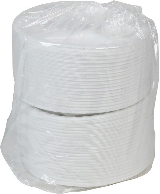 Pactiv Evergreen - 9" Round 3 Compartment Foam Plate, 500/Cs - 0TK100110000 (Special Order Item)