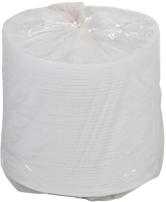 Pactiv Evergreen - 9" Round Non-Laminated Foam Plate, 500/Cs - 0TH10009