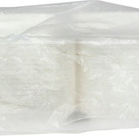 Pactiv Evergreen - 9" x 9" x 3" Earth Choice Bagasse Hinged Lid Takeout Container Natural , Pack of 150 - YMCH09010001