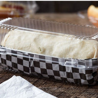 Pactiv Evergreen - 9.25" X 4.5" Clear SmartLock® Hinged Lid Hoagie Container, Pack of 250 - YCI810490000