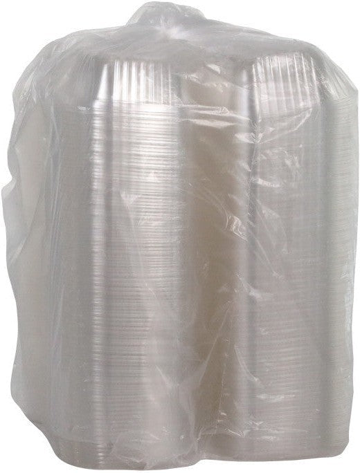 Pactiv Evergreen - 9.25" X 4.5" Clear SmartLock® Hinged Lid Hoagie Container, Pack of 250 - YCI810490000