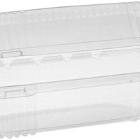 Pactiv Evergreen - 9.25" X 4.5" Clear SmartLock® Hinged Lid Hoagie Container, Pack of 250 - YCI810490000