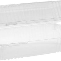 Pactiv Evergreen - 9.25 X 6.25 X 3.25" Clear, View™ SmartLock® Hinged Lid Container, Pack of 200 - YCI820400000