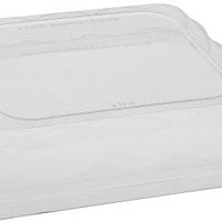 Pactiv Evergreen - After Bake Clear Lid for 8” Clear Square CPET Base, 330/Cs - 13190R