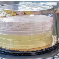 Pactiv Evergreen - Black Base for 8" Cake Container, 300/Cs - Y10B