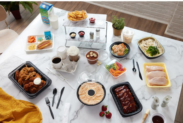 Pactiv Evergreen - Clear APET Dome Lid for 8" Angel Food Pan, 280 Count - 11775