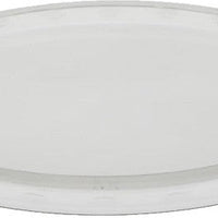 Pactiv Evergreen - Clear, Flat Heavy Duty Plastic Lid for 7" Round Deli Tub, Pack of 300- 7FLHD