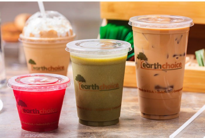 Pactiv Evergreen - Clear, Recycled Plastic Flat Lid with Straw Slot for "A" Size Cold Drink Cups, 900/cs - YPDL20C (Special Order Item)