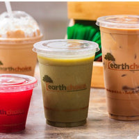 Pactiv Evergreen - Clear, Recycled Plastic Flat Lid with Straw Slot for "A" Size Cold Drink Cups, 900/cs - YPDL20C (Special Order Item)