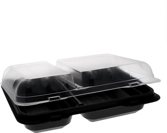 Pactiv Evergreen - ClearView SmartLock OPS Snackbox 10.75" x 8" x 3.25" 2 Compartment, 100/Cs - YEH891120000 (Special Order Item)