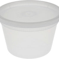 Pactiv Evergreen - DELItainer 16 oz. Clear PP Container and PE Lid, Pack of 240- YSD2516