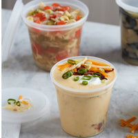 Pactiv Evergreen - DELItainer 24 oz. Clear, PP Container and PE Lid, 240/cs - YL2524