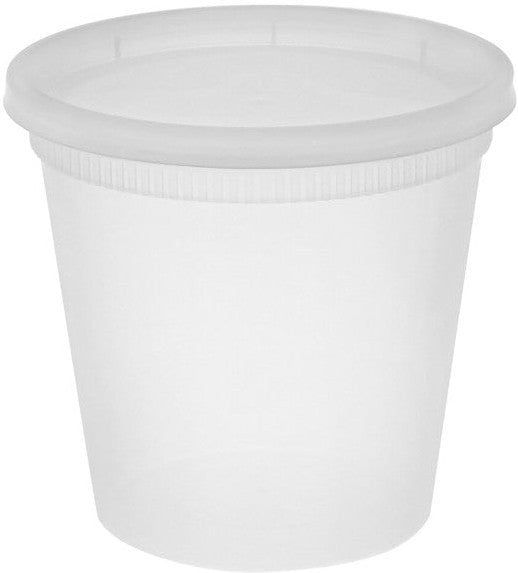 Pactiv Evergreen - DELItainer 24 oz. Clear, PP Container and PE Lid, 240/cs - YL2524
