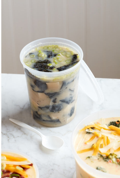 Pactiv Evergreen - DELItainer 32 oz. Clear PP Container, 480 Per Case - SD5032Y