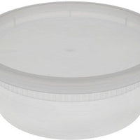 Pactiv Evergreen - DELItainer 8 oz. Clear, PP Container and PE Lid, 240/cs - YL2508
