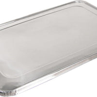 Pactiv Evergreen - Full- Size Aluminum Steam Table Flat Cover, Pack of 80 - Y112045