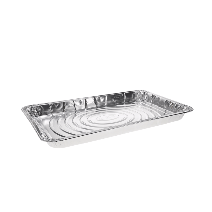 Pactiv Evergreen - Full Size Shallow Aluminum Steam Table Pan, 40/Cs - Y6110XH (Special Order Item)
