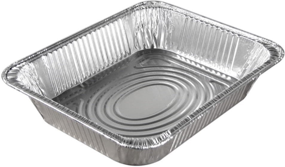 Pactiv Evergreen - Half- Size Deep Aluminum Steam Table Pan, 100/Cs - Y6132XH