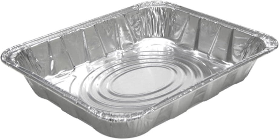 Pactiv Evergreen - Half Size Medium Depth Aluminum Steam Table, 100/Cs - Y6112H