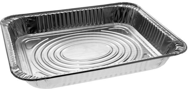 Pactiv Evergreen - Half- Size Shallow Aluminum Steam Table Pan, 100/Cs - Y6012XH (Special Order Item)