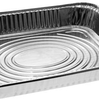 Pactiv Evergreen - Half- Size Shallow Aluminum Steam Table Pan, 100/Cs - Y6012XH (Special Order Item)