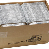 Pactiv Evergreen - Half- Size Shallow Aluminum Steam Table Pan, 100/Cs - Y6012XH (Special Order Item)