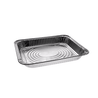 Pactiv Evergreen - Half- Size Shallow Aluminum Steam Table Pan, 100/Cs - Y6012XH (Special Order Item)
