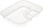 Pactiv Evergreen - Large Clear Nacho Tray 3.5Oz/15.5 Oz, 2 Compartment, 500/Cs - YCI880680000