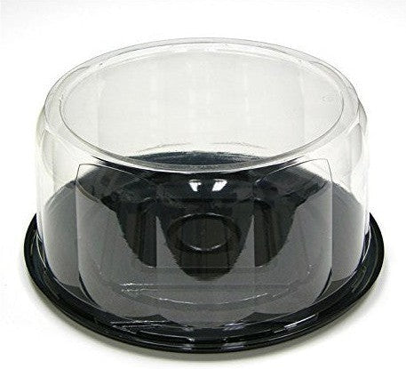 Pactiv Evergreen - Loaf Cake Container and Lid, Black Base with Clear Lid, 500/Cs - TV0244CB