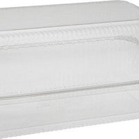 Pactiv Evergreen - Plastic Rectangular Hinged Container 9.3'' X 6.2'' X 4.2'' With Button Snap Lid, 200/Cs - TV0225P (Special Order Item)