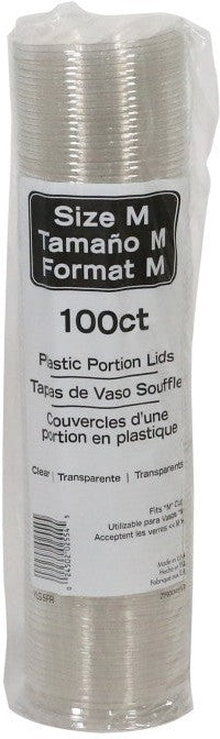 Pactiv Evergreen - Recycled Plastic Flat Lid Fits For YS550, 5 Oz Plastic Portion Cups, 2500/Cs - YLS5FR