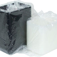 Pactiv Evergreen - VERSAtainer 16 oz. Black/Clear Rectangular PP Container and Lid, Pack of 150 - NC8168B