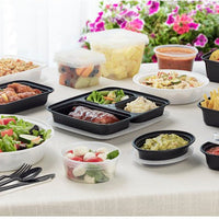 Pactiv Evergreen - VERSAtainer 24 Oz Round Takeout Container and Lid Combo, 150/Cs - NC723