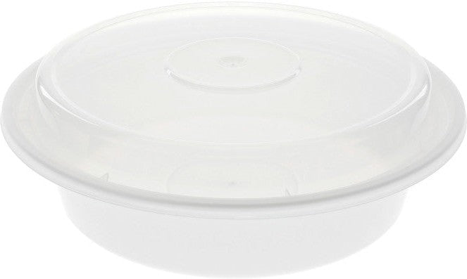 Pactiv Evergreen - VERSAtainer 24 Oz Round Takeout Container and Lid Combo, 150/Cs - NC723