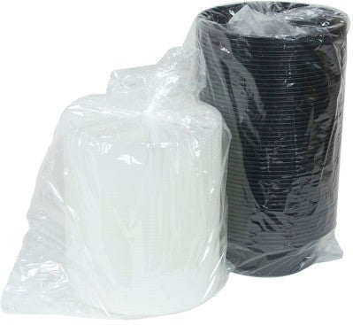 Pactiv Evergreen - VERSAtainer 32 Oz Black/Clear Round PP Container and Lid, Pack of 150cs - NC729B