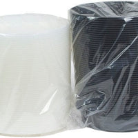 Pactiv Evergreen - VERSAtainer 32 oz. Black/Clear, Oval PP Container and Lid, 150/cs - OC32B