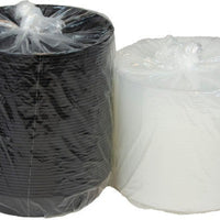 Pactiv Evergreen - VERSAtainer 48 oz. Black/Clear Round PP Container and Lid, Pack of 150 - NC948B