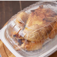 Pactiv Evergreen - White Medium Chicken Roaster Container with Base, 110/Cs - YCNC-6005DZW