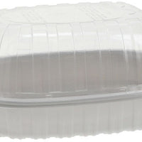 Pactiv Evergreen - White Medium Chicken Roaster Container with Base, 110/Cs - YCNC-6005DZW
