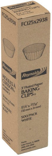 Pactiv Evergreen - White Paperboard Baking Cups, 500/tb - FC125X2938 ...