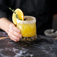 Pasabahce - 10.25 Oz LEAFY Whiskey Glass, Pack of 6 - PG420194