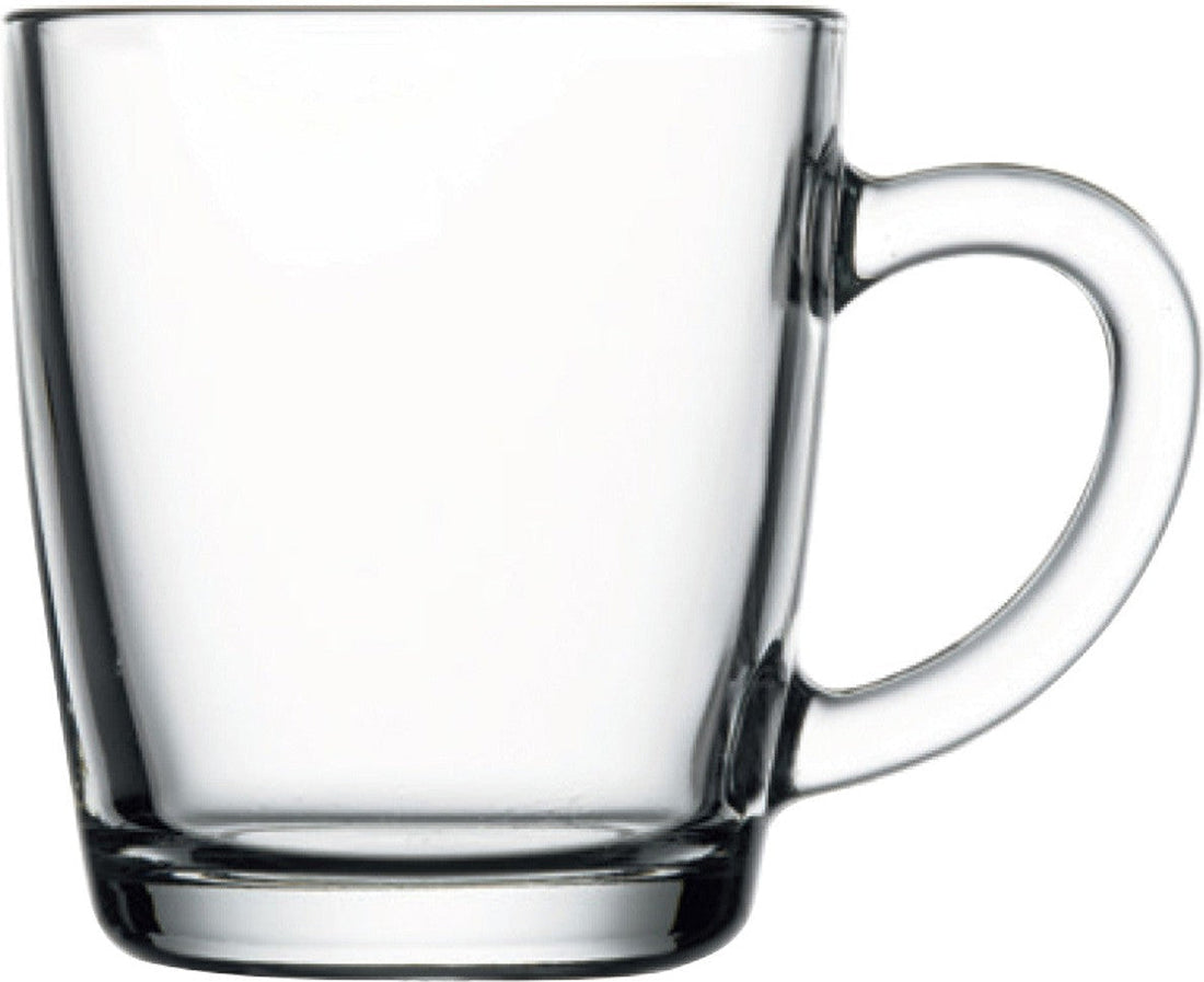 Pasabahce - 11.5 Oz Glass Mug With Handle, Pack of 24 - PG55531