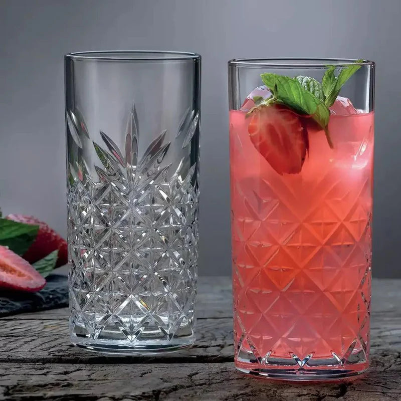 Pasabahce - 12.25 Oz Timeless Long Tumbler Glass, Pack of 12 - PG520205