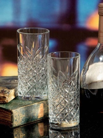 Pasabahce - 12.25 Oz Timeless Long Tumbler Glass, Pack of 12 - PG520205