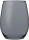 Pasabahce - 19.3 Oz AMBER Grey Stemless Red Wine Glass, Pack of 24 - PG420725G