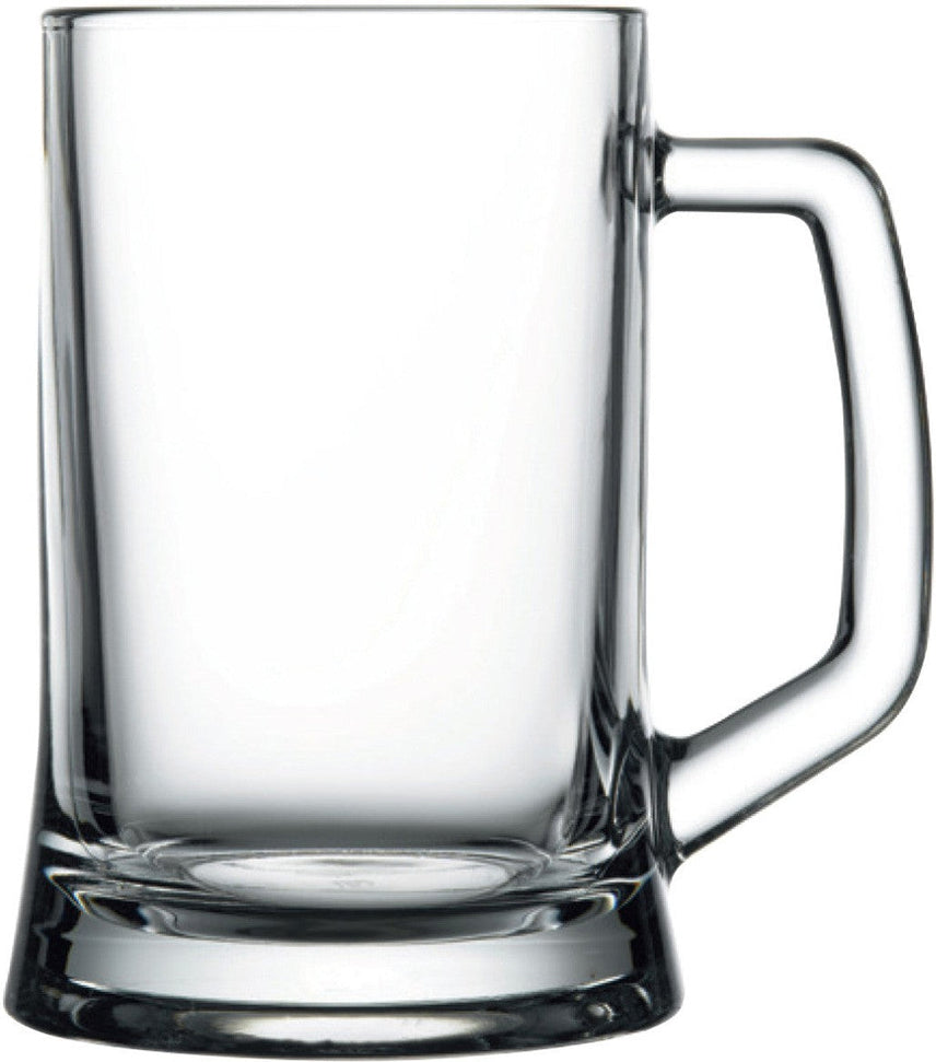 Pasabahce - 22 Oz Glass Mug with Handle, Pack of 12 - PG55229