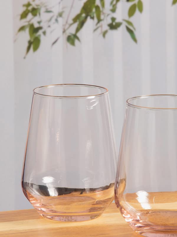 Pasabahce - 425 ml Allegra Stemless Glass Tumbler, Pack of 24 - PG41536